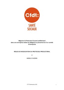 Modèle de protocole préelectoral