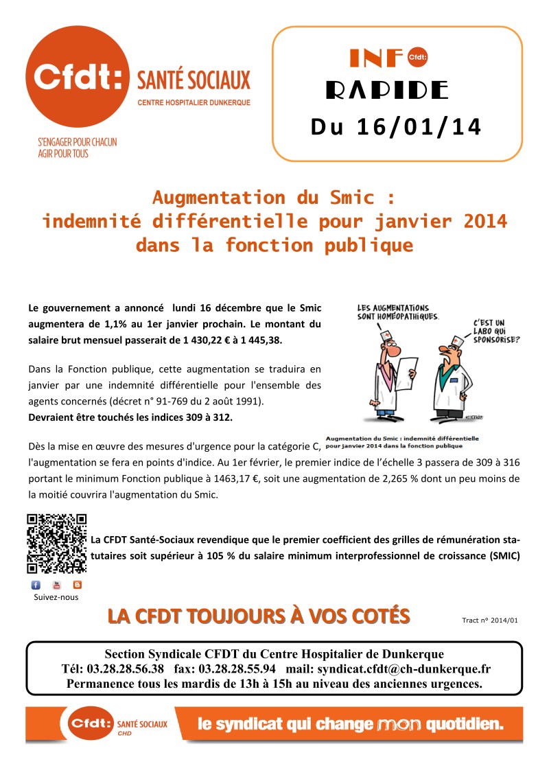 2014-01 Augmentation du SMIC