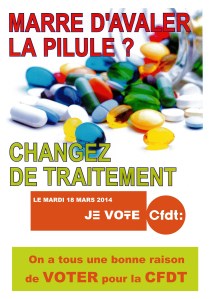 Affiche Election Marre d'avaler la pilule