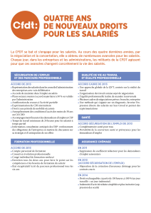 4 ans de nouveaux droits pour les salariés recto