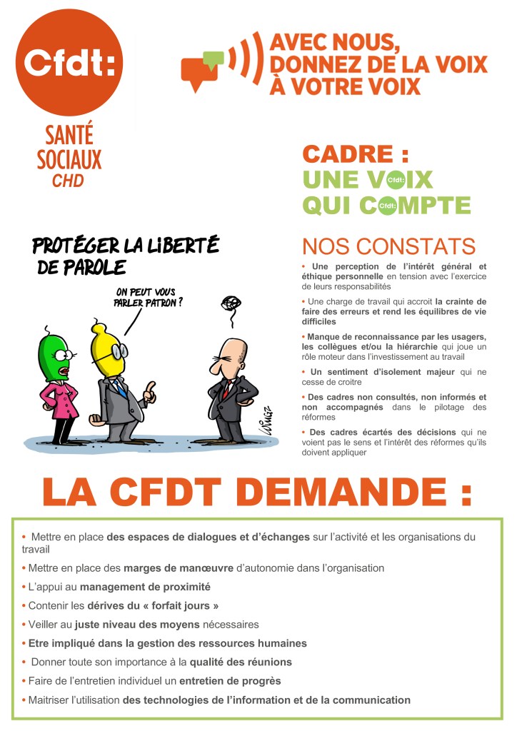 Tract n°5 La parole donnée aux cadres verso