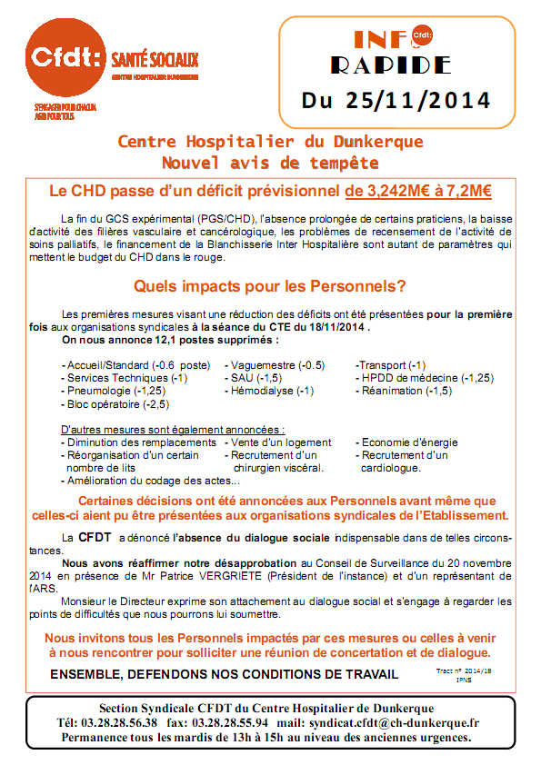 2014-18 suppression de postes novembre 2014