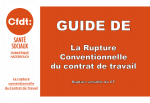 Guide de La Rupture conventionnelle
