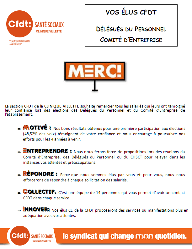 Tracts remerciement élection p1