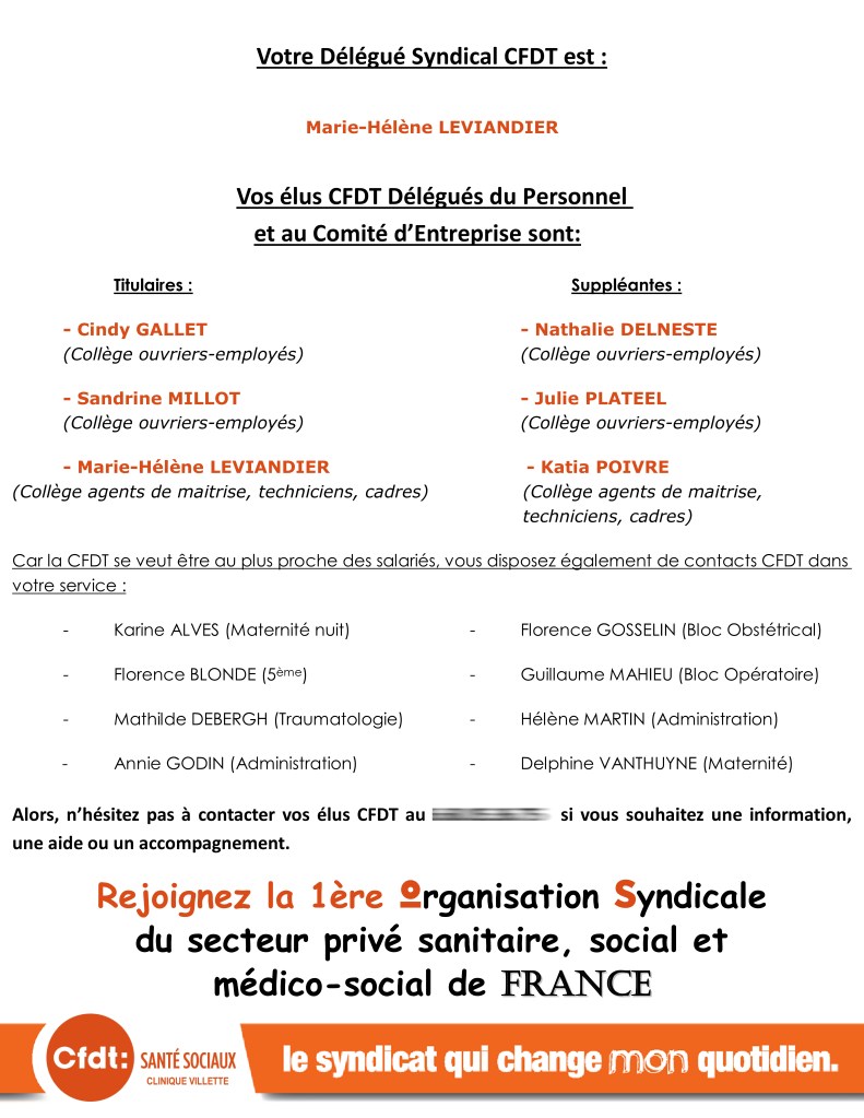 Tracts remerciement élection