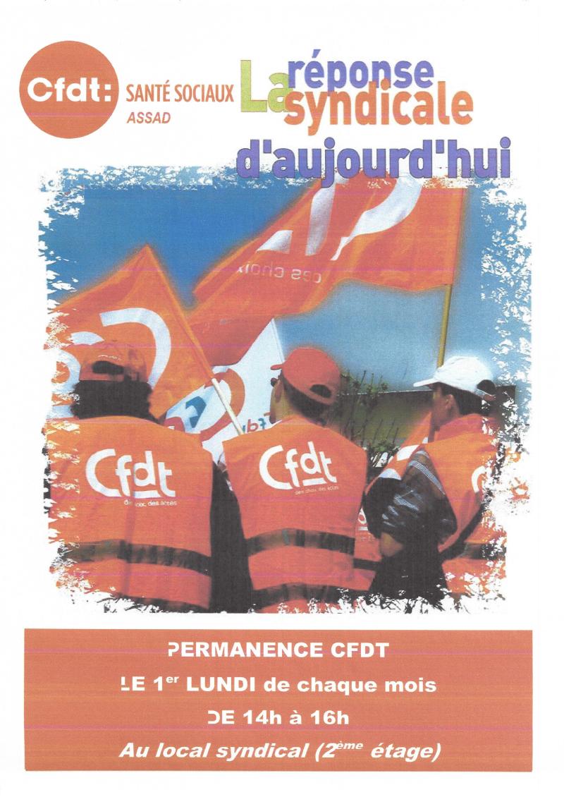 pour la permanence CFDT - ASSAD0001