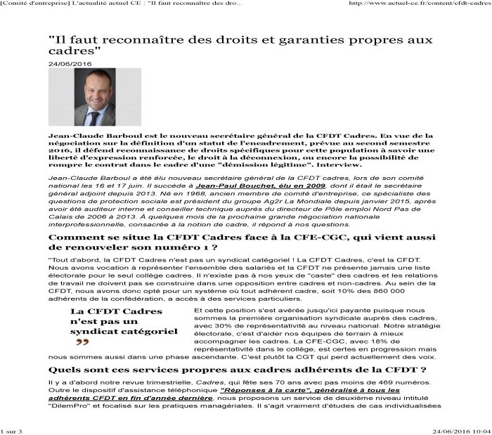 Comité d'entreprise actualité actuel CE Il faut reconnaître des droits et garanties propres aux cadres_Page_1
